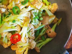 干锅有机花菜-梁记粥铺(开元地中海店)