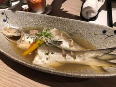 酒蒸马友鱼-天丰日本料理·铁板烧