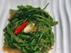 秘制虾酱炒空心菜-帕蓝·暹罗料理(曲阳店)