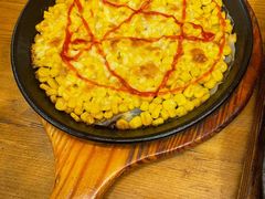 料理烤芝士玉米粒-老东镇啤酒屋海鲜加工·蒸汽海鲜·海鲜烧烤(台东店)