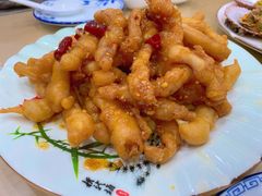 炸鱿鱼条-天伦海鲜·老味道·青岛菜(栈桥天主教堂店)