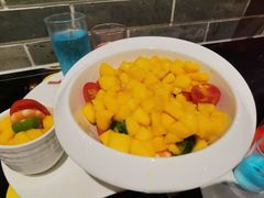虾仁芒果沙拉-三英温泉度假酒店-自助餐厅
