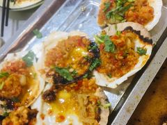 烤扇贝-老渔家白族石板烧旗舰店