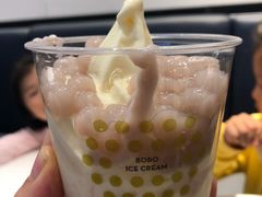 爆芋泥雪糕杯-喜茶(迪士尼小镇DP店)