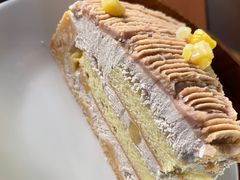 蒙布朗栗子蛋糕-西山悦咖啡