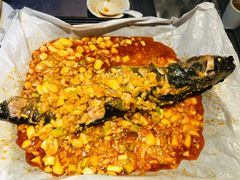 蒜香纸包江团烤鱼-红辣椒·川菜·火锅(张杨路店)