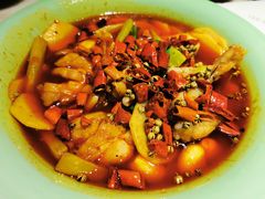绿茶招牌泉水牛蛙-绿茶餐厅(朝阳大悦城店)