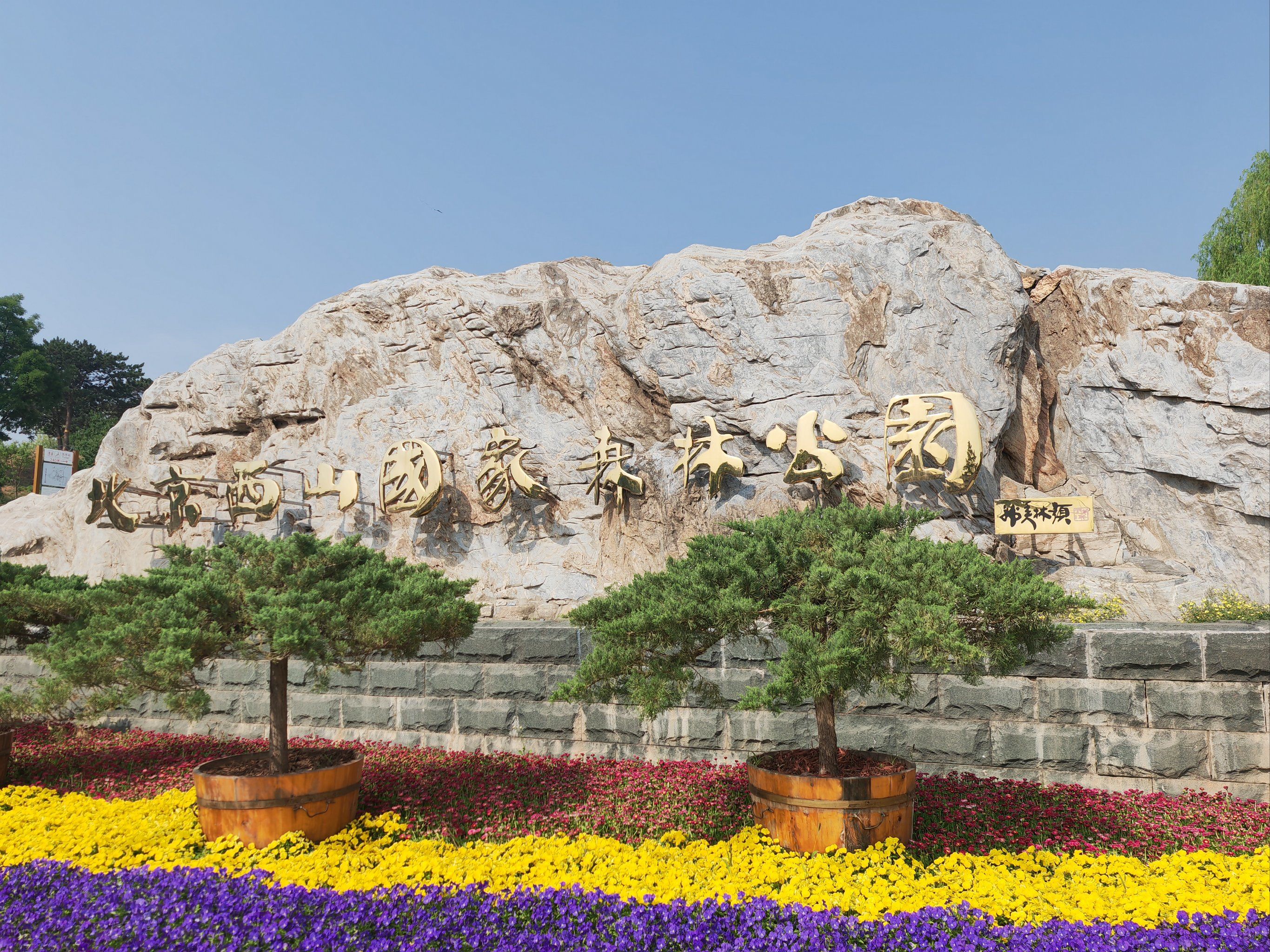 白天爬西山森林公园是锻炼啊