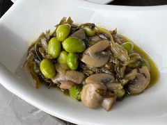 雪菜蘑菇毛豆-重元寺香积厨素斋馆
