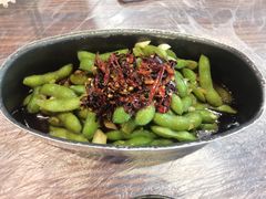 脆爽凉拌毛豆-靓靓蒸虾(中山公园店)