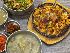 辣炒鱿鱼-全州豆芽汤饭