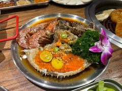 -明洞阿姨·韩式酱蟹烤肉·创意料理(三元桥店)