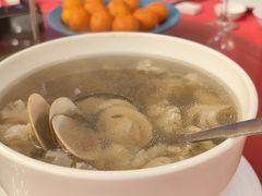 绣球菌炖小蚌-绿岛国际酒店·海鲜酒楼(八七路店)