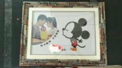 点击看大图 -慧婴轩婴儿理胎发胎毛笔胎毛画手足印(通州店)