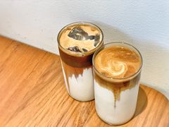 红豆沙拿铁-Line 咖啡(石厦花园店)