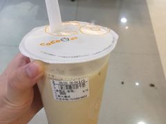黑糖双拼牛奶-CoCo都可(湖滨银泰店B区店)