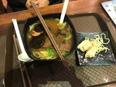 香菇牛展汤面-横琴湾畔餐厅(长隆海洋王国白鲸剧场店)