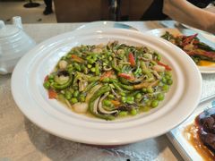 青茄鳝丝烧毛豆-阿英煲(凉城路店)