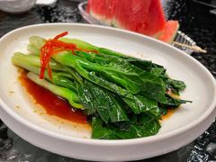 白灼小芥兰-桂花里·衢州菜·精酿餐吧(未来科技城万达广场店)