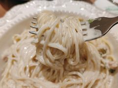 生奶油培根意大利面-玛格萝妮比萨屋(四平店)