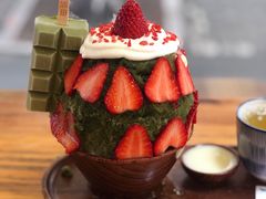 草莓抹茶冰-WONDER ICE 萬得冰田(建設路总店)