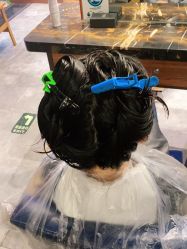 点击看大图 -T.1 hair salon烫染接发