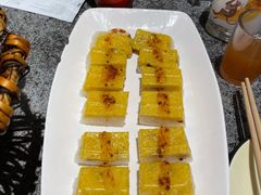 桂画黄米凉糕-华盛园卷子王农家菜水库鱼