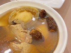 羊肚菌炖活鲍鱼-庄氏祥记家常食府(国瑞建材家居博览中心店)