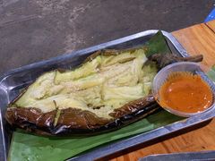 烤茄子-杨合林啊兰烤鱼