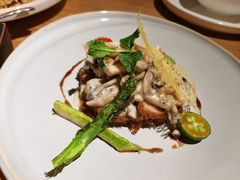 小蘑菇焗菌皇扒-汝是素•文创素食馆(金月湾店)