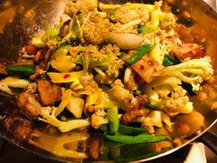 香锅花菜-绿茶餐厅(西单老佛爷店)