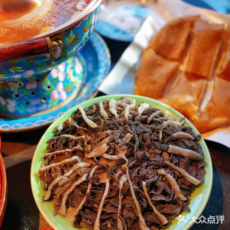 在白塔寺一不小心吃到老北京铜锅涮肉天花板