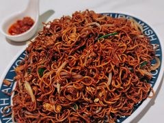 招牌镬气芽菜蛋炒面-喜势点·糖沙翁手工茶点·本地人茶居(永庆坊店)