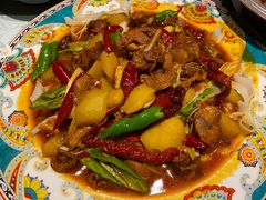 新疆沙湾大盘鸡-巴依老爷新疆美食(清华东门店)