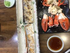 烤带鱼-真情鲍鱼海鲜汤