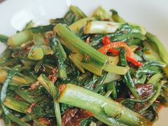 豆豉鲮鱼油麦菜-有璟阁港式餐厅(国贸商城店)