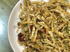 干炸茶树菇-老四川平头酸菜鱼(衙前店)