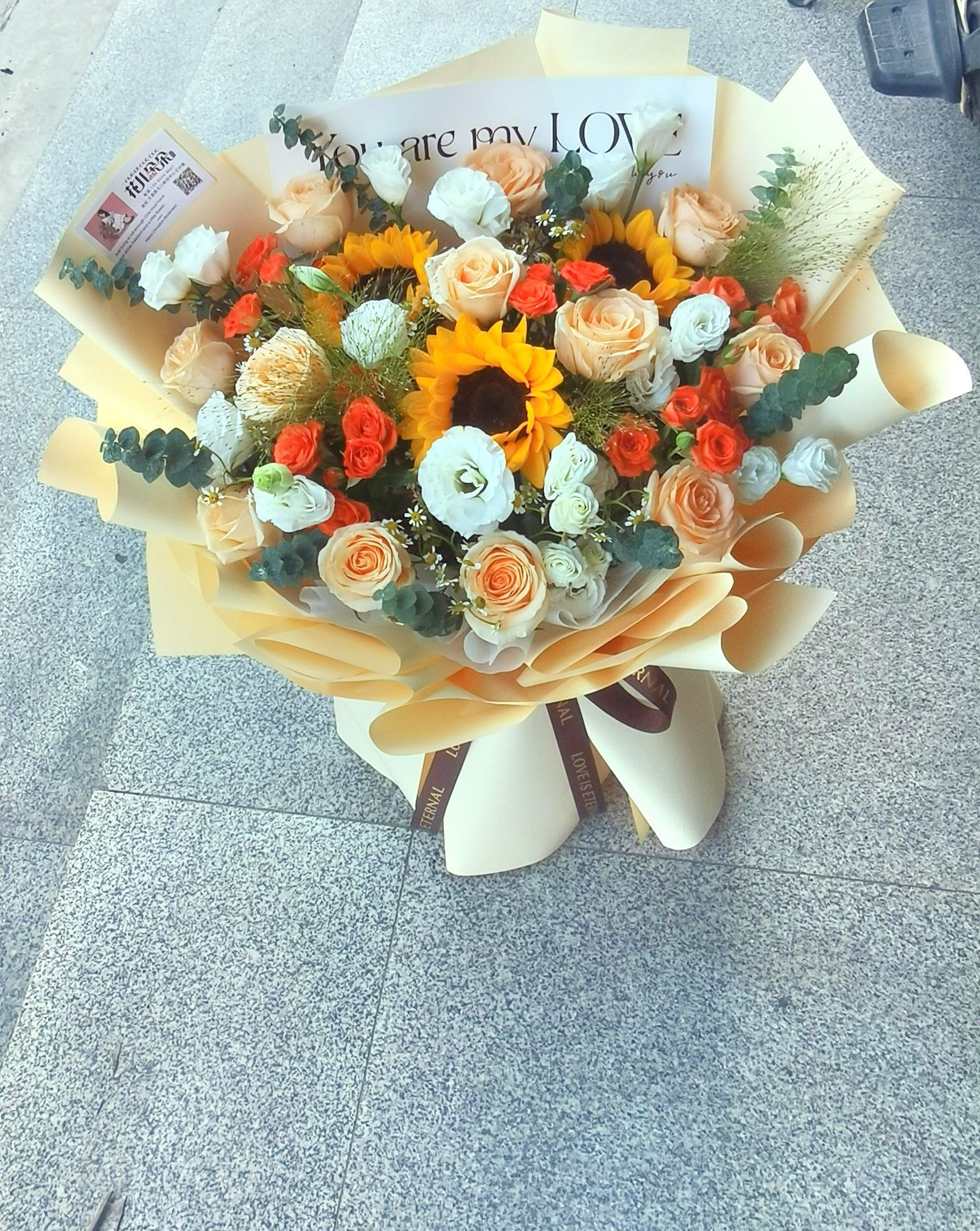 向日葵🌻混搭花束#点缀生活的鲜花
