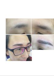 刚做韩式半永久丝眉-平萍纹绣韩式半永久定妆