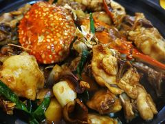 花蟹焖农家鸡-天宝食坊·啫啫煲大排档(西华路店)