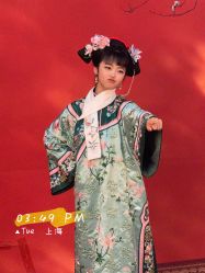 -后宫·古装汉服京剧儿童亲子全家福摄影