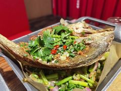老嬷烤鱼肚-红料理|串串有瘾·烧烤(吴中路店)