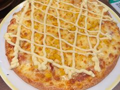 玉米披萨配蛋黄酱-萨莉亚意式餐厅(杭州滨江天街店)