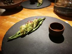 鲜荷叶尖腐竹配菠萝醋-天水蔬食料理(树德之光店)