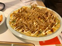 跳舞的海鲜饼-猪啊牛呀羊啊铜盘烤肉(正大广场店)