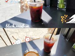 -black rainbow coffee