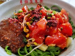 特色三合一-手擀菠菜面(西康路店)