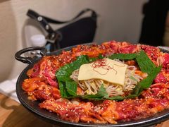 辣酱八爪鱼肥牛-TAIFORKS 大福食堂·山葵烤肉料理·拌饭(宝安店)