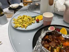 黄瓜花炒鸡蛋-甜阿姨·天台花园私房菜(万松园店)