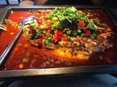 -探鱼·鲜青椒爽麻烤鱼(天河优托邦店)